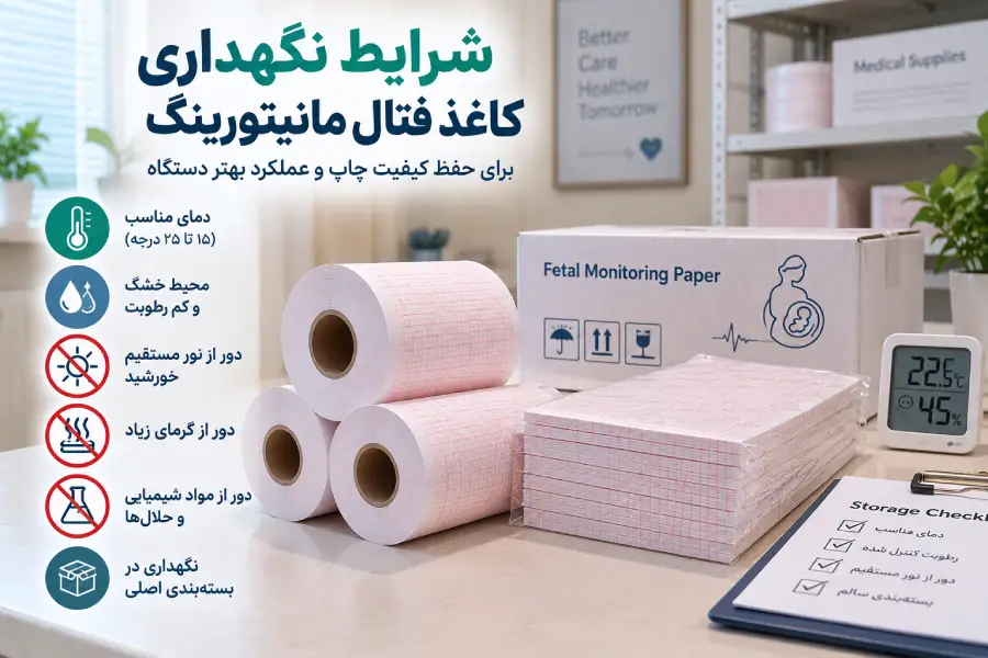 نگهداری صحیح کاغذ فتال مانیتورینگ در محیط مناسب